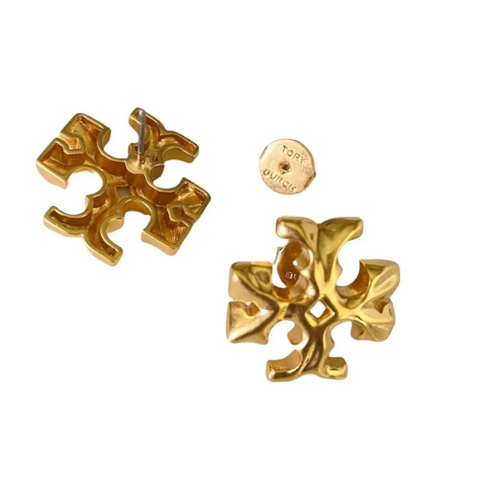 🎁 NEW Tory Burch Roxanne Large Stud Earrings. NWT $149